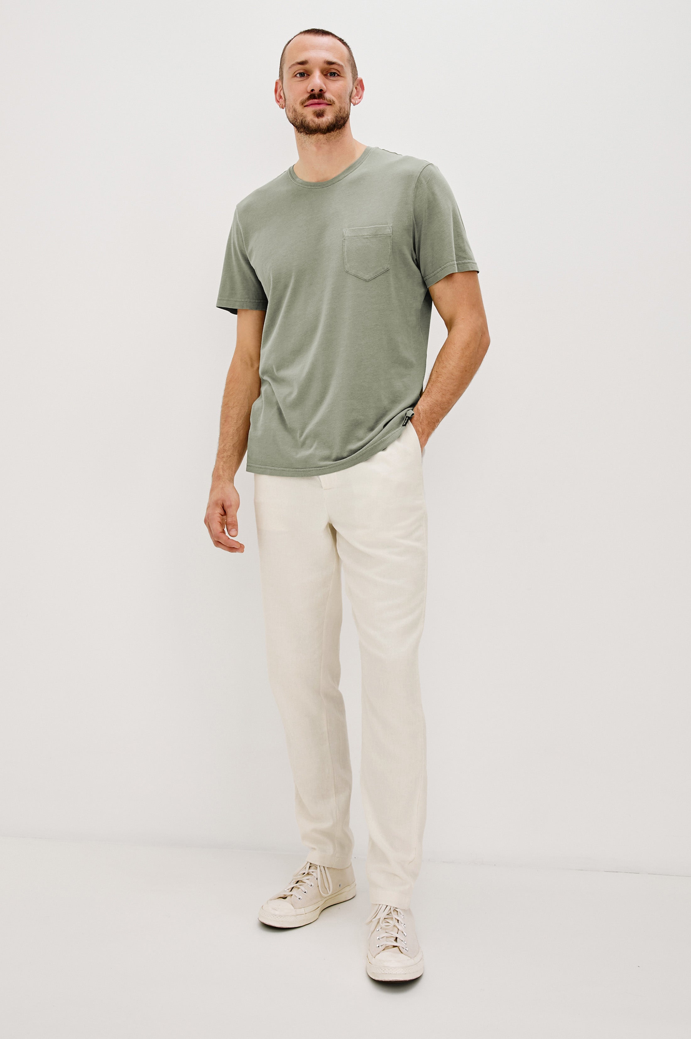JOHNNY T-SHIRT - OLIVE