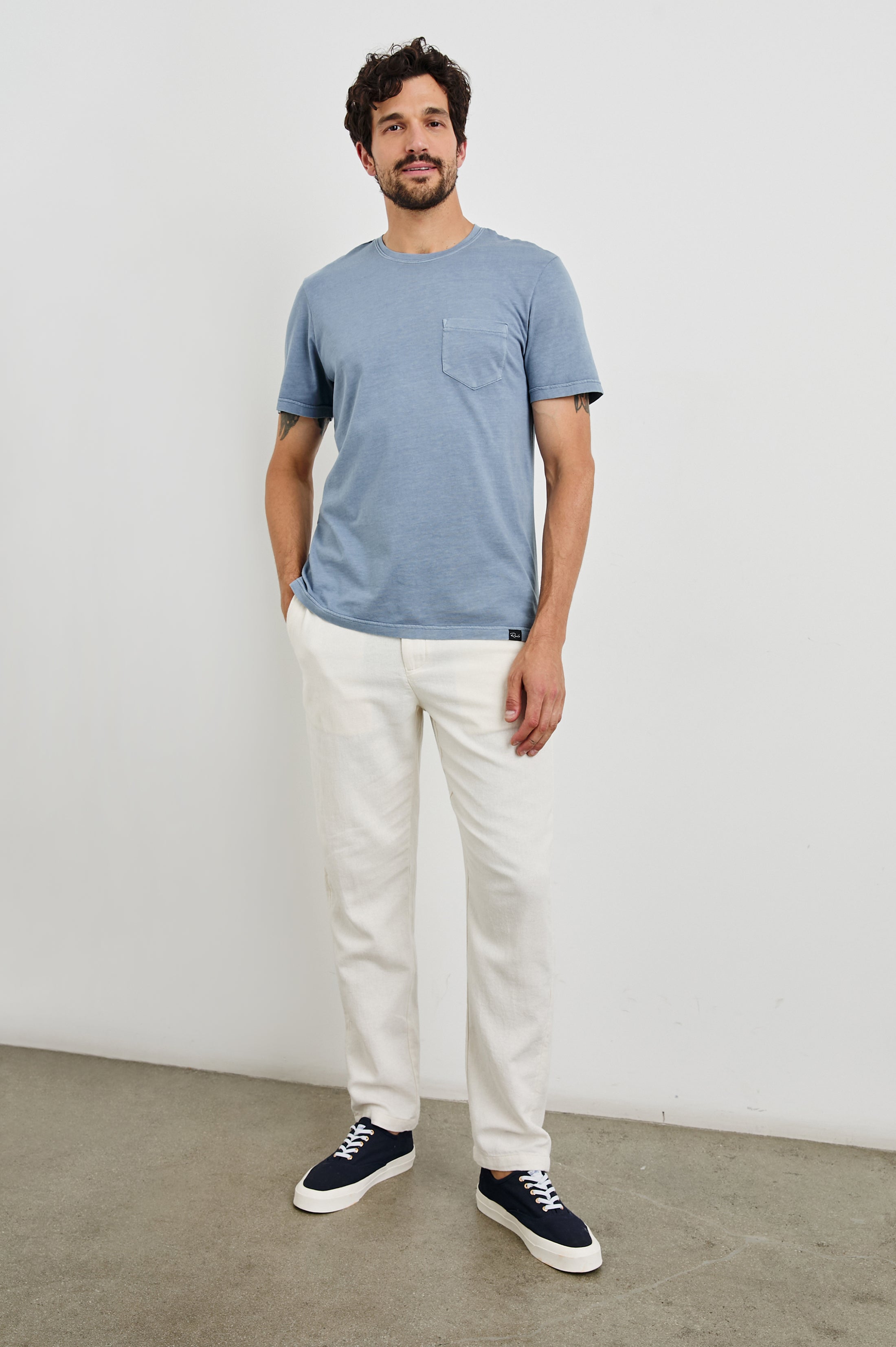 JOHNNY T-SHIRT - STEEL