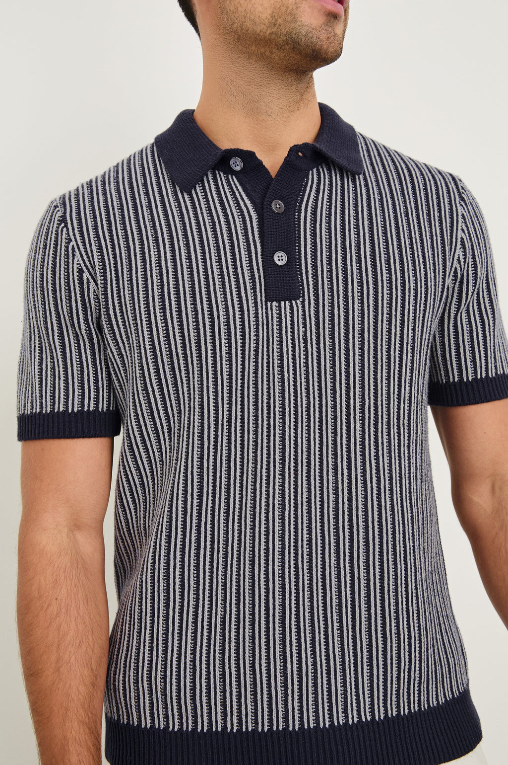 ROYCE POLO SHIRT - NAVY GREY