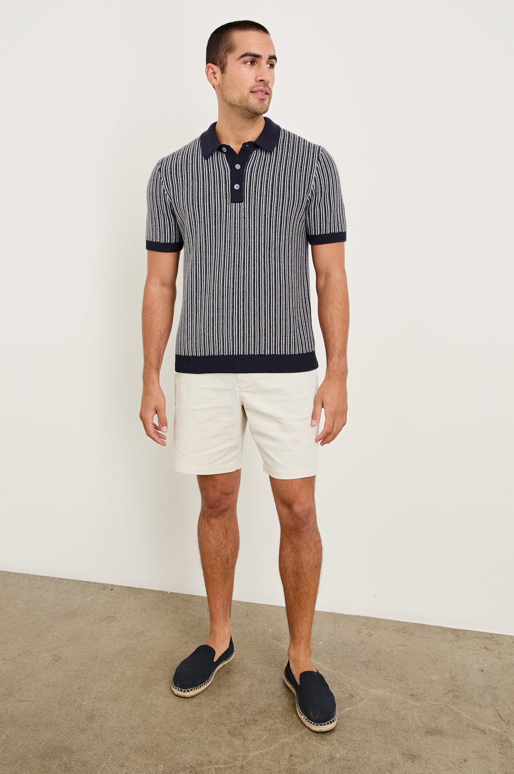 ROYCE POLO SHIRT - NAVY GREY