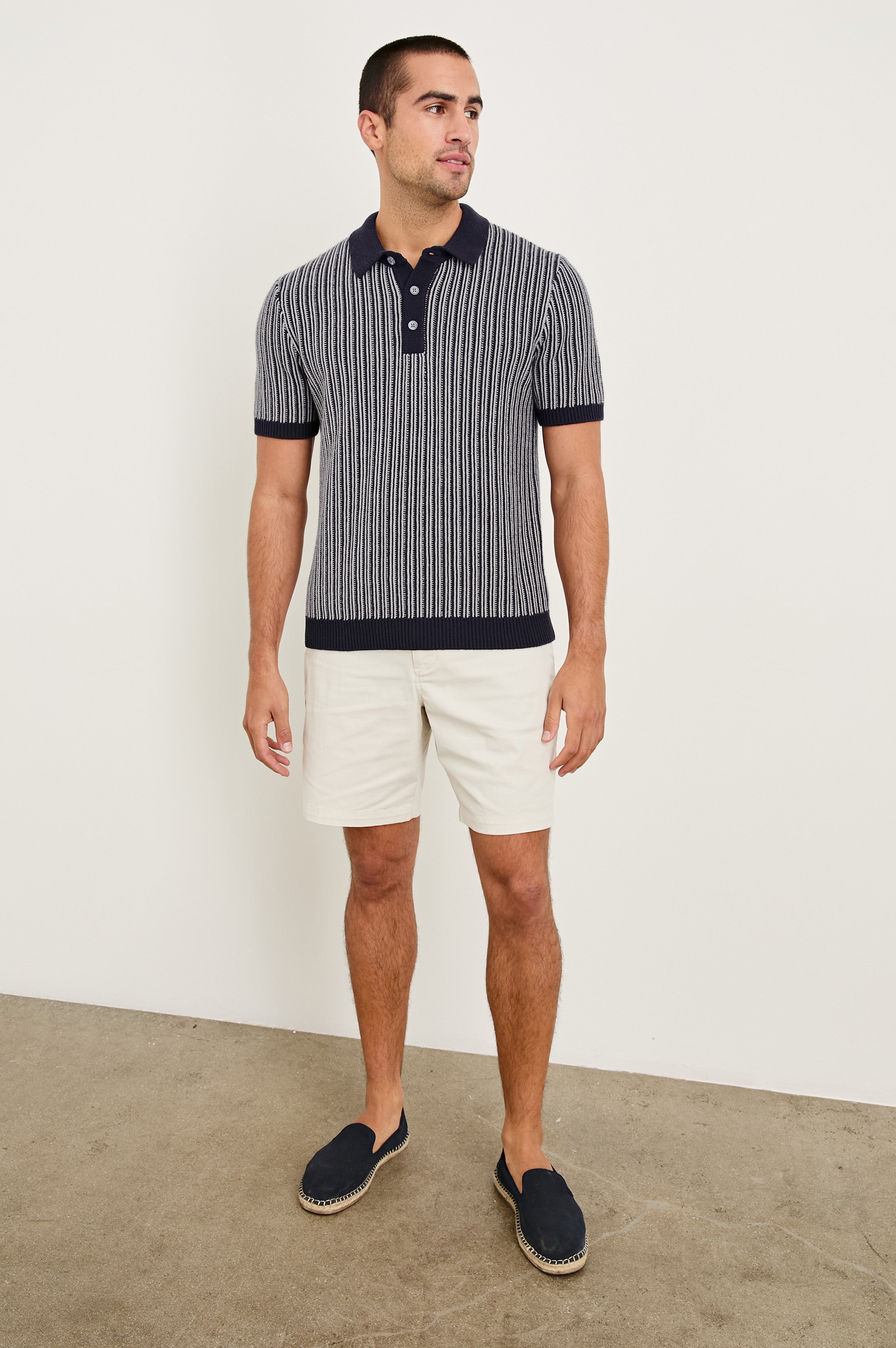 ROYCE POLO SHIRT - NAVY GREY